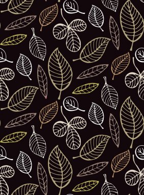 Elle çizilmiş doodle çiçek desenli