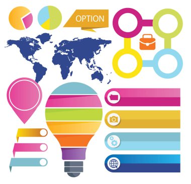 Infographic. Web Icon set
