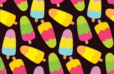 Dondurma vektör renk desen