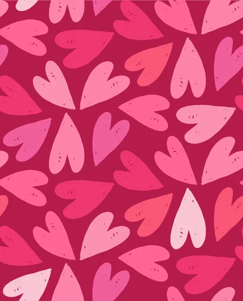 Aime Saint Valentin Fond Coeur Art Motif Carte Postale Amour — Image vectorielle
