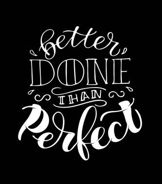 Sevimli motivasyon el çizimi karalama kartpostalı - şablon tasarım sanatı ve kaligrafi