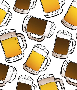 Su birasını kaydet - güzel el çizimi karalama kartpostallar arka planda