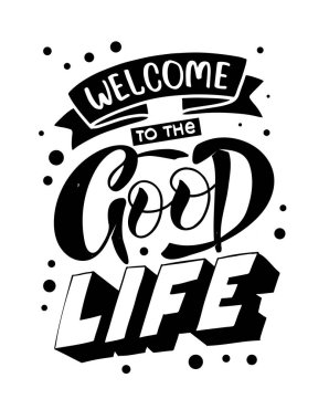 Motivasyon alıntısı. El çizimi karalama posteri. Tişört tasarımı. Harf sancak. Yaşam tarzı hakkında bir poster.