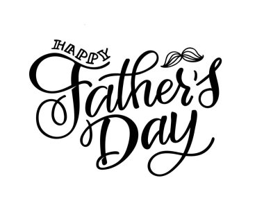 Babalar Günün kutlu olsun. Kartpostal karalamak için güzel el çizimi. Pankart için harf sanatı, davet.