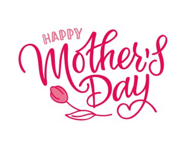 Anneler Günün kutlu olsun. Kartpostal karalamak için güzel el çizimi. Pankart için harf sanatı, davet.