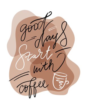 Motivasyon el çizimi karalama alıntısı. Kartpostal yolluyorum. İçinde ilham mektupları olan bir poster.