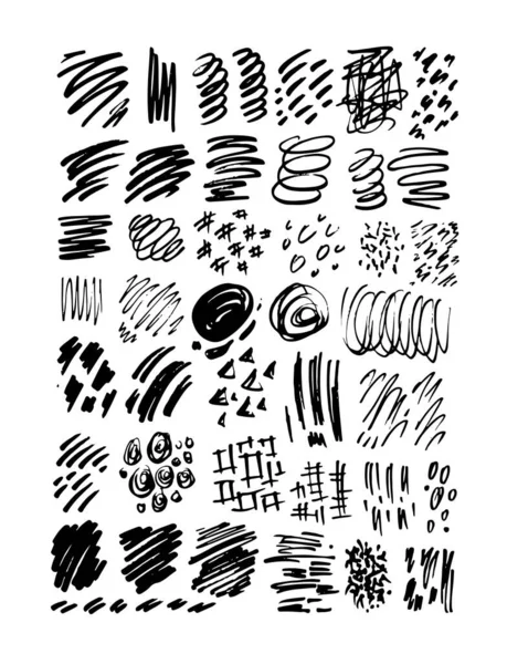Trendy Kleur Heldere Hand Getekend Doodle Abstracte Achtergrond Template Ontwerp — Stockvector