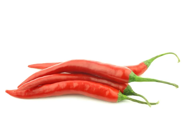 Bunch of red hot chili peppers — Stock Photo, Image