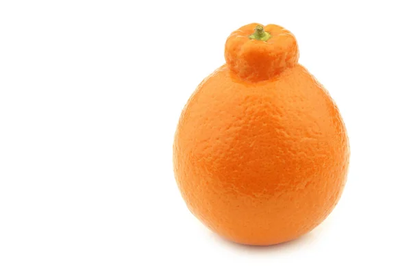 Eine Frische Minneola Auf Weißem Hintergrund — Stockfoto