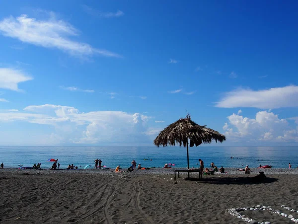 Mañana en el Mar Negro en Abjasia — Foto de Stock