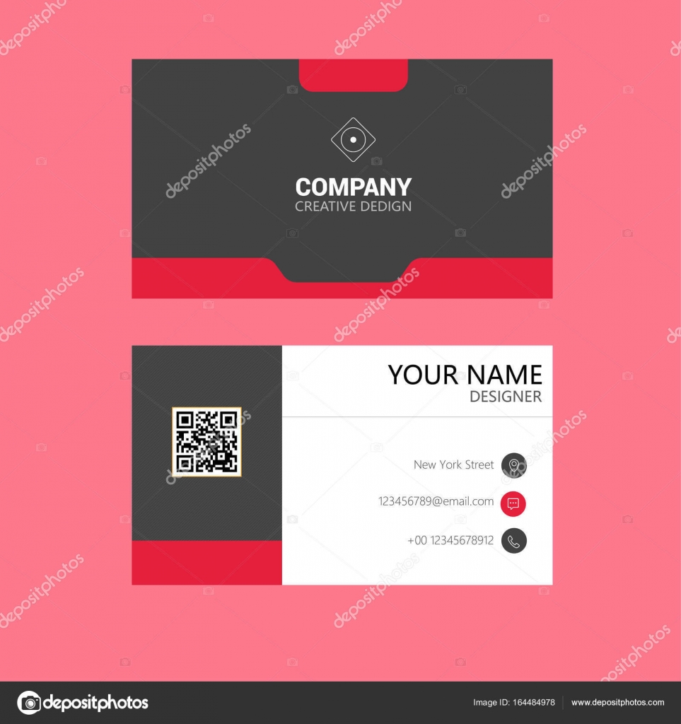 limpieza plantilla de tarjeta de negocio vector de stock