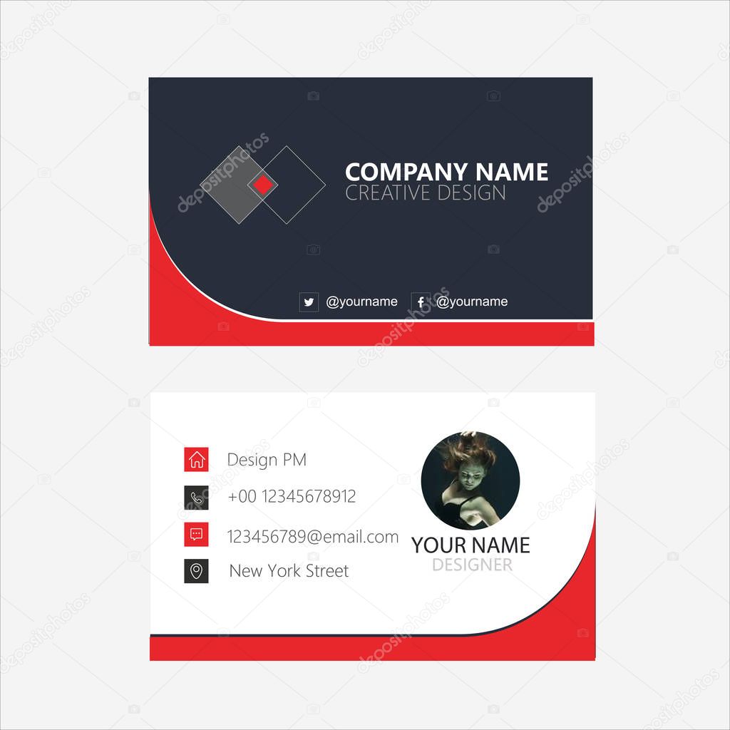 Professional business card for your work