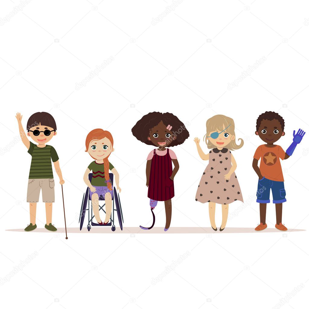 Special needs children. Children with disabilities