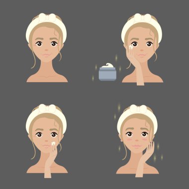 Kırışıklıkları yüz kremi uygulamak nasıl adımlar