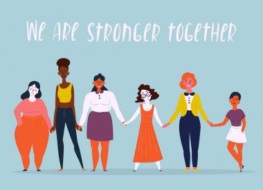 Kadınların farklı grup Illustration. Kadınsı