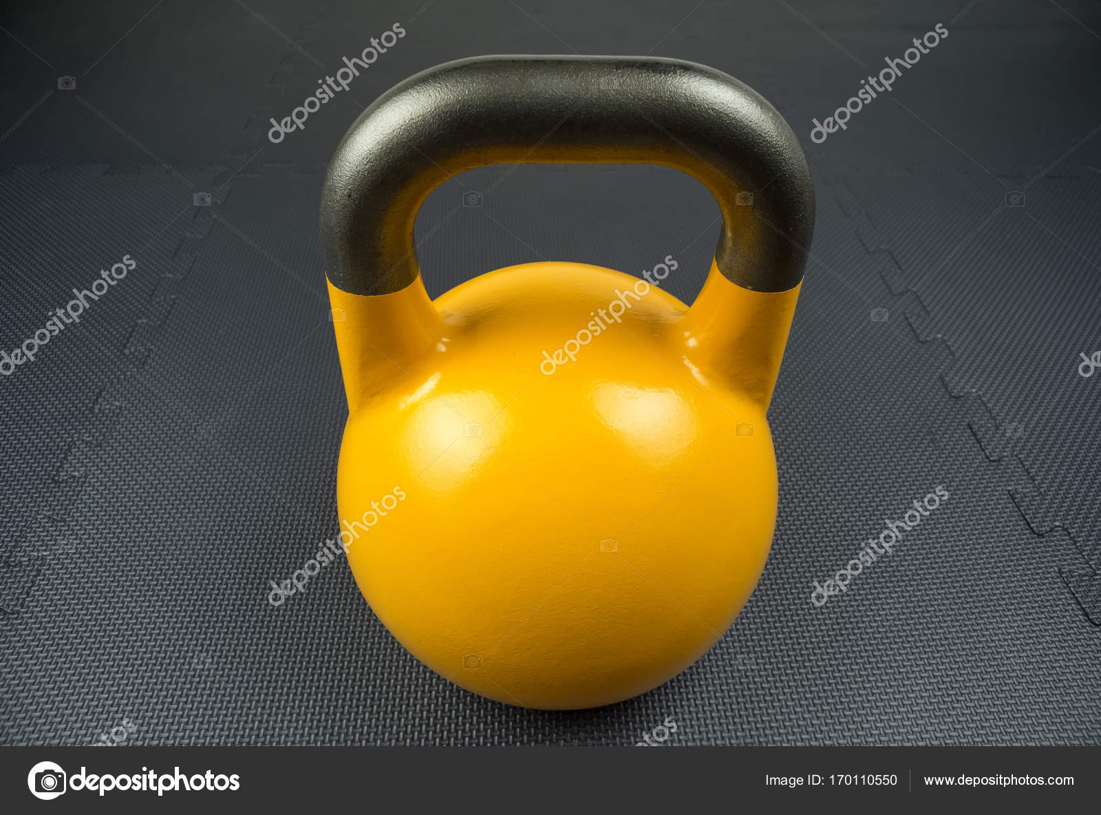 competition kettlebell on floor Photo by ©RuPhoto 170110550