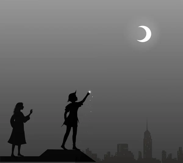 Peter Pan ve Wendy çatıda, Çift,