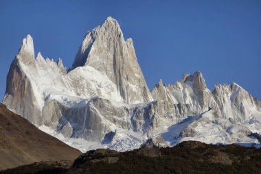Mount Fitz Roy Los Glaciares Milli Parkı'nda, Patagonia, Arjantin,