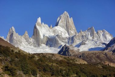 Mount Fitz Roy Los Glaciares Milli Parkı'nda, Patagonia, Arjantin,