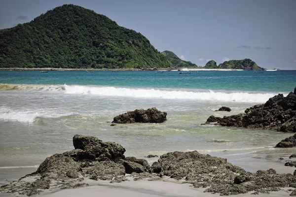 Cennet plaj Endonezya.