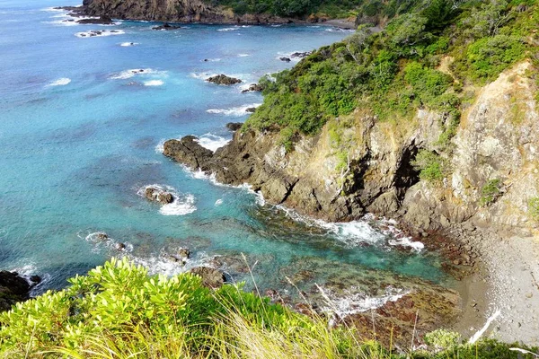  Cape Reinga bay, Yeni Zelanda Coast.       