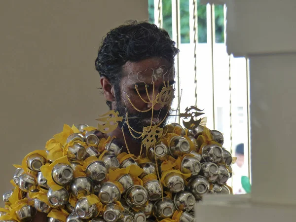 Thaipusam, Hindu festivali, Malezya. Şubat 2015.