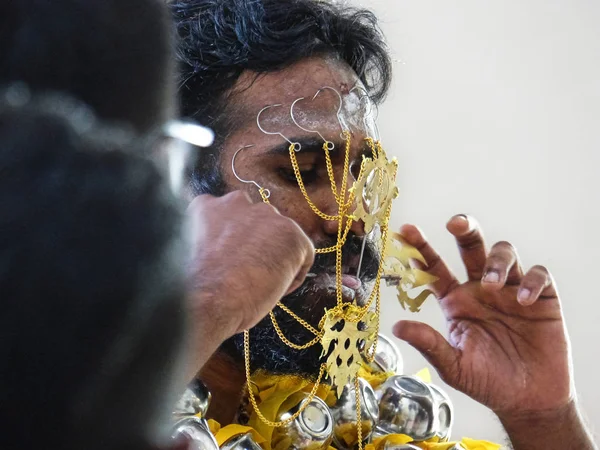 Thaipusam, Hindu festivali, Malezya. Şubat 2015.