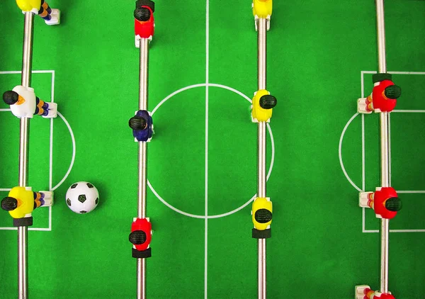 Football Soccer Table Game Team Building Play World Cup Banner — Stock Photo, Image