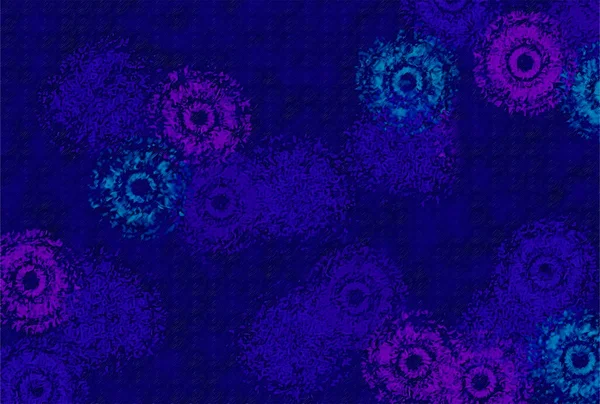 Blumen abstrakten Hintergrund Muster. blaue Kontraktfarben templa — Stockfoto