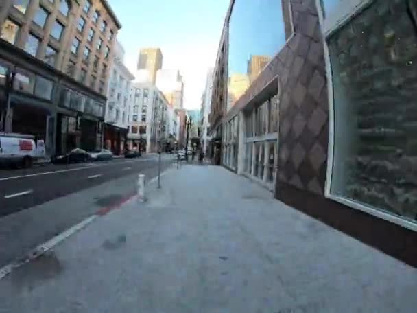 San Francisco Usa Červen Circa 2019 Hyperlapse Procházka Ulicemi Města — Stock video