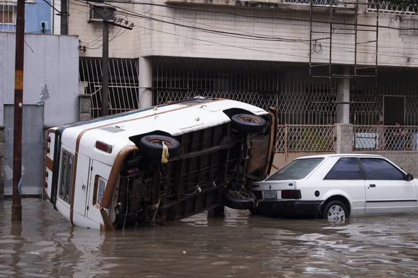 Flood Joana River Rio Janeiro Places Had Problems Flood Garages — Stock Photo, Image