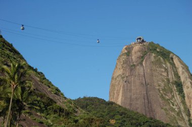 Rio, Brezilya - 27 Kasım 2005: Yaz günü öğleden sonra kızıl plaj