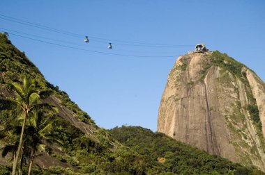 Rio, Brezilya - 27 Kasım 2005: Yaz günü öğleden sonra kızıl plaj