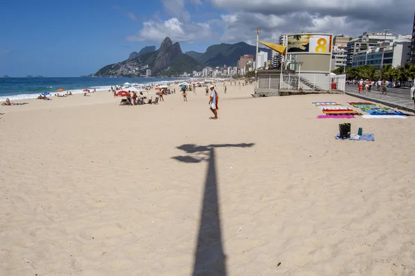 Rio Brasilien November 2005 Ipanema Stranden Känd Över Hela Världen — Stockfoto