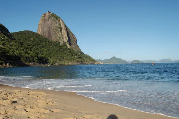 Rio Brésil Novembre 2005 Plage Rouge Fin Après Midi Jour — Photo