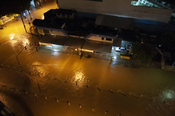 Rio Janeiro Brazil 2006 Flood Joana River Rio Janeiro Seen — Stock Photo, Image