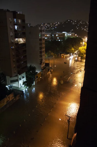 Rio Janeiro Brazil 2006 Flood Joana River Rio Janeiro Seen — Stock Photo, Image