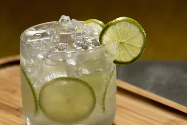 Brazilian Caipirinha cocktail — Stock Photo, Image