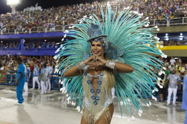 Río Brasil Marzo 2019 Vila Isabel Durante Carnaval Escolar Samba — Foto de Stock