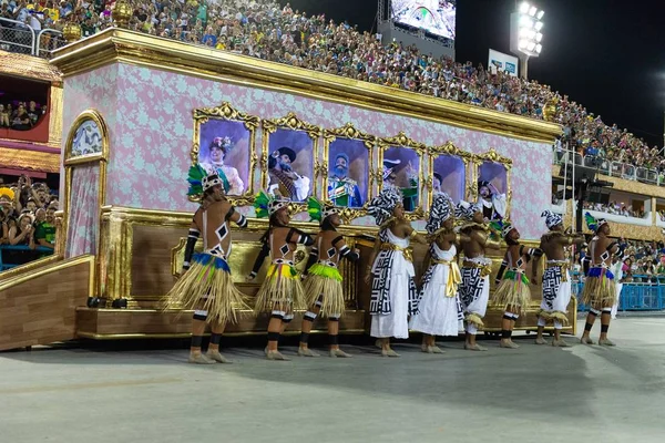 Rio Brazil March 2019 Mangueira Carnival Samba School Carnival 2019 — стокове фото