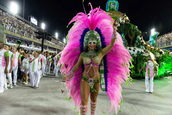 Rio Brazil March 2019 Mangueira Carnival Samba School Carnival 2019 — Stock Photo, Image