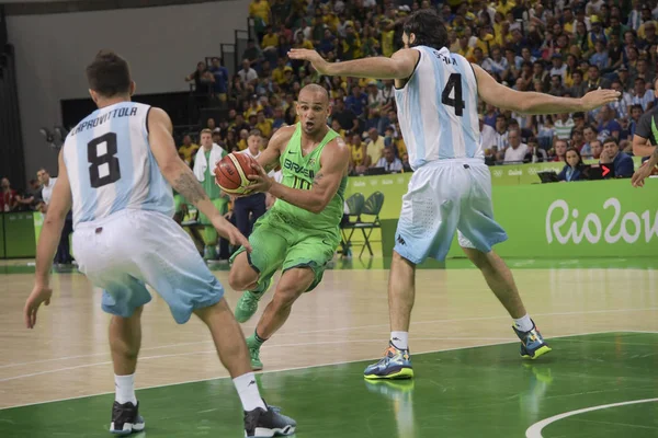 Rio Brasile Agosto 2016 Alex Garcia Bra Durante Partita Basket — Foto Stock