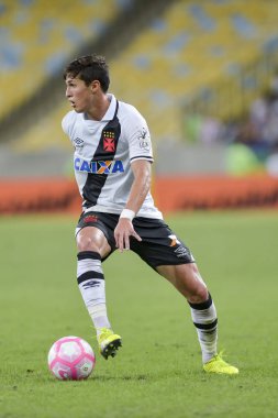 Rio, Brazil - october 28, 2017: Mateus Vital player in match between Flamengo and  Vasco by the Brazilian championship in Maracana Stadium