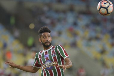 Rio, Brazil - november 01, 2017: Renato Chaves player in match between Flamengo and  Fluminense by the Sulamerica Cup in Maracana Stadium