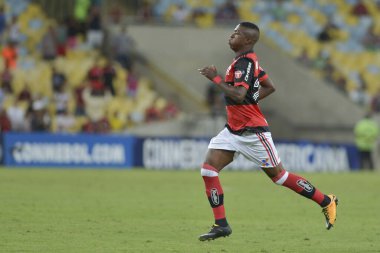 Rio, Brazil - november 01, 2017: Vinicius Junior player in match between Flamengo and  Fluminense by the Sulamerica Cup in Maracana Stadium