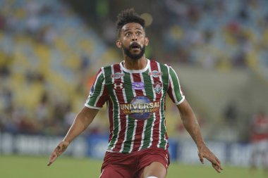 Rio, Brazil - november 01, 2017: Renato Chaves player in match between Flamengo and  Fluminense by the Sulamerica Cup in Maracana Stadium