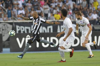 Rio, Brazil - november 04, 2017: Bruno Silva player in match between Botafogo and  Fluminense by the Brazilian Championship in Nilton Santos Stadium