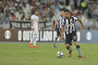Rio, Brazil - november 04, 2017: Rodrigo Lindoso player in match between Botafogo and  Fluminense by the Brazilian Championship in Nilton Santos Stadium