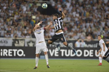Rio, Brazil - november 04, 2017: Rodrigo Pimpao player in match between Botafogo and  Fluminense by the Brazilian Championship in Nilton Santos Stadium