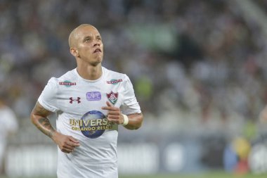 Rio, Brazil - november 04, 2017: Marcos Junior player in match between Botafogo and  Fluminense by the Brazilian Championship in Nilton Santos Stadium
